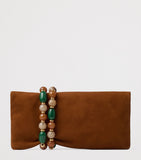 Jimmy Choo Zandra lambskin clutch bag, imported from the UK