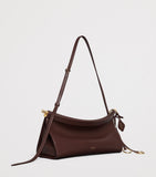 Alaïa medium leather Le Click East West shoulder bag, imported from the UK