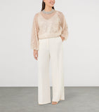 Marina Rinaldi embellished silk choker (British brand)