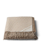 Prada wool and cashmere Symbole throw, imported from the UK