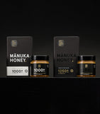 The True Honey Co manuka honey gift set with 1250 MGO and 1500 MGO 500g (British brand)