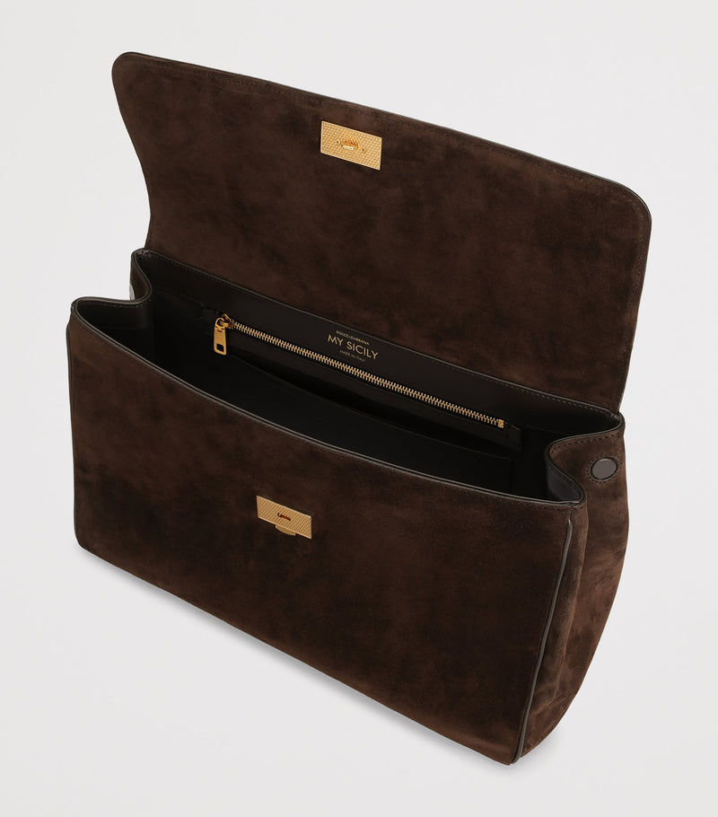 Dolce&Gabbana My Sicily suede top-handle bag (British brand)