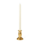 Aerin small gold-plated ceramic candle holder 10cm - British product