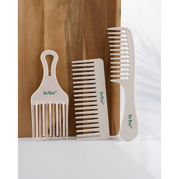 So Eco Curl Defining Set Hair Combs for Curly Hair (British brand)