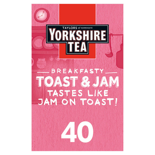 Taylors of Harrogate Yorkshire Tea Toast & Jam Brew Tea Bags x40 125g GOODS Sainsburys   