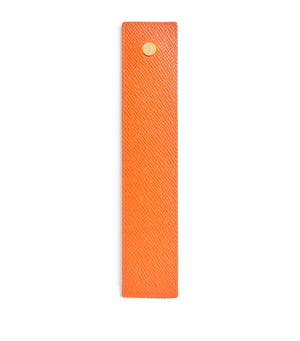 Leather Bookmark with Embossed Design