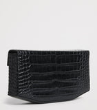 Toteme croc-embossed leather shoulder bag, UK version