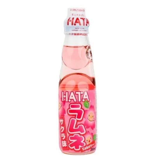 Hatakosen sakura flavoured ramune soda - British product