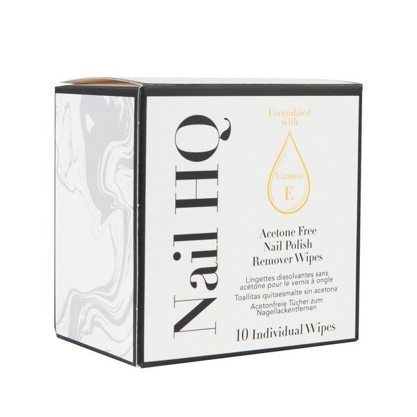Nail HQ nail polish remover 10 pack, imported from the UK