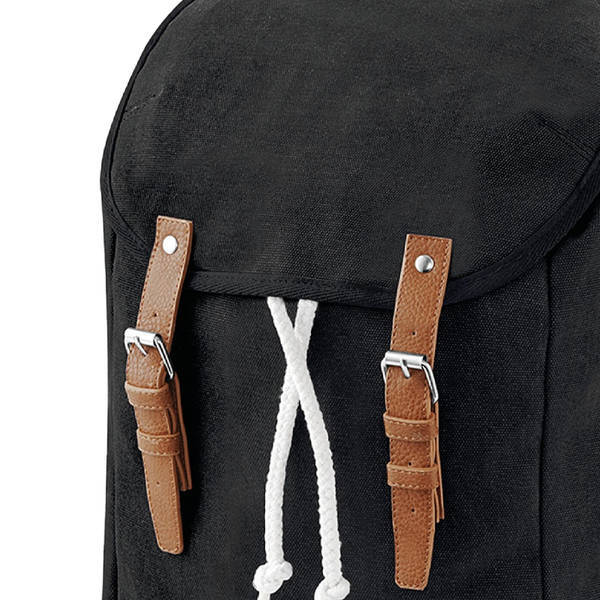 Quadra vintage backpack 100% cotton canvas, imported from the UK