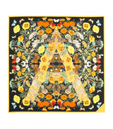 Harrods Aspinal of London Silk Botanical Scarf- Buy online at McGrocer