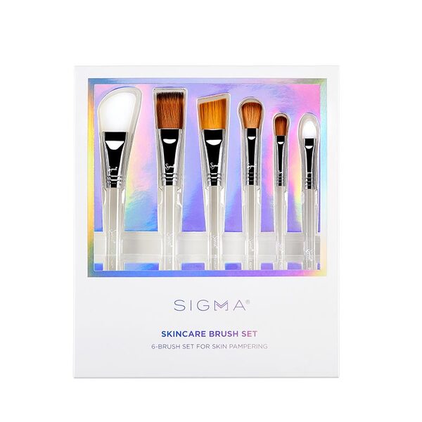 Sigma Beauty Skincare Brush Set with six pieces (British brand)