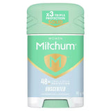Superdrug Mitchum Smart Solid Unscented Anti-Perspirant Stick 42g- Buy online at McGrocer