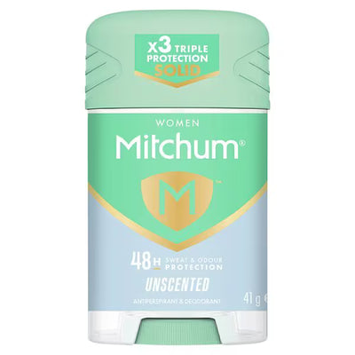 Superdrug Mitchum Smart Solid Unscented Anti-Perspirant Stick 42g- Buy online at McGrocer