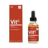 Holland & Barrett Dr Botanicals Brightening Facial Serum with 5% Vitamin C and 2% Hyaluronic Acid 30ml- Buy online at McGrocer