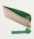 LOEWE Leather Knot Card Holder, luxury calfskin, imported from the UK
