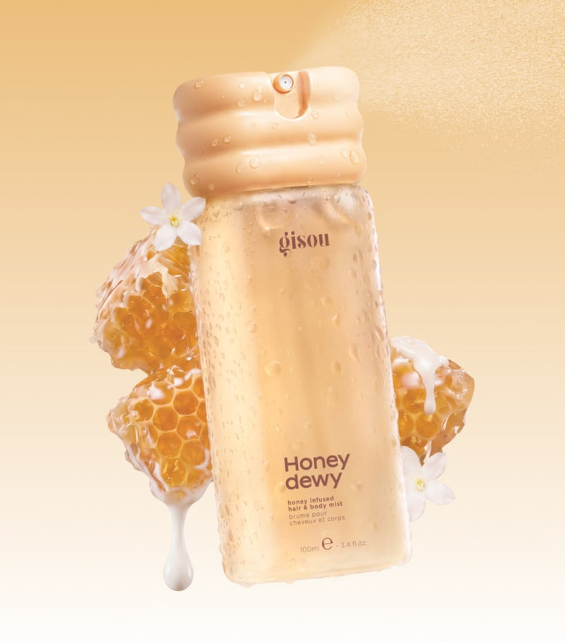 Gisou Hair & Body Mist Honey Dew 100ml (British brand)