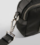 Giorgio Armani mini crossbody bag recycled nylon leather trim (British brand)