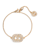 Harrods Valentino Garavani Crystal VLogo Signature Bracelet- Buy online at McGrocer