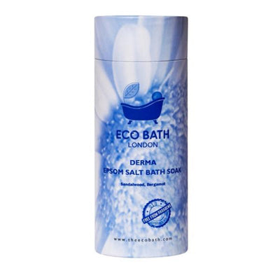 Superdrug Eco Bath Derma Epsom Salt Bath Soak with Sandalwood and Bergamot 1kg Gift Tube- Buy online at McGrocer