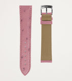 Jean Rousseau Classic 3.5 ostrich leather watch strap 18mm - British product