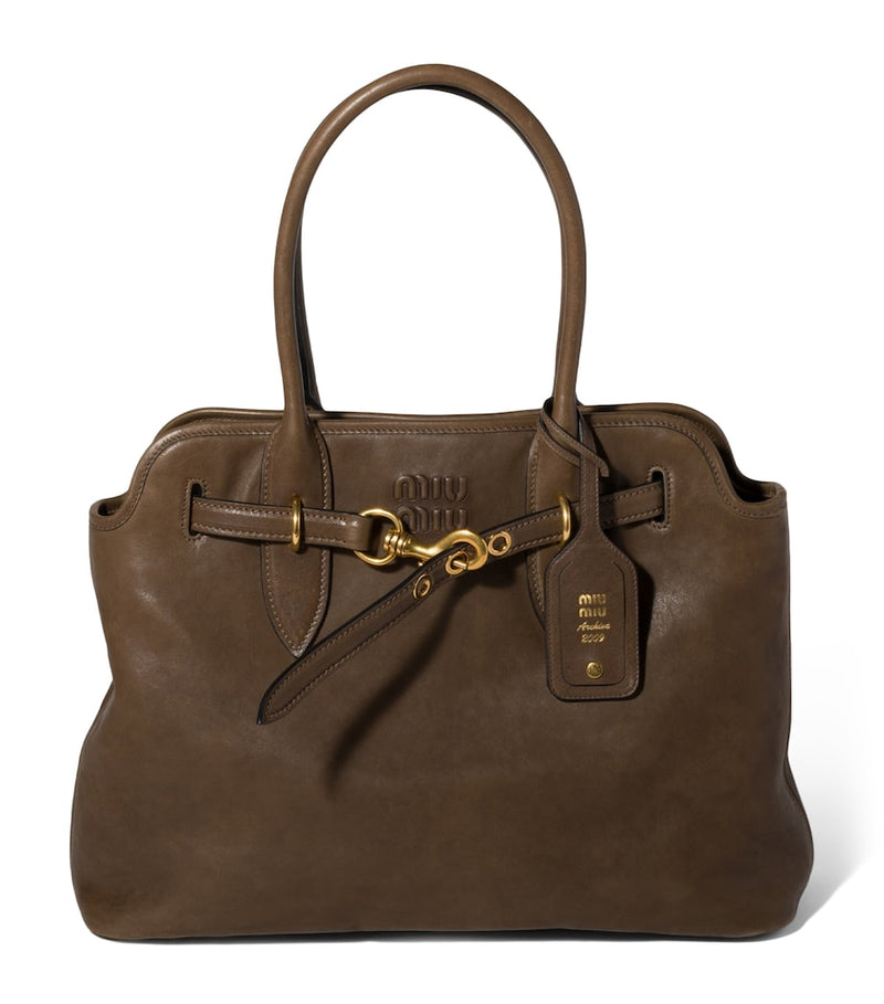 Miu Miu Nappa leather Aventure top-handle bag, UK version