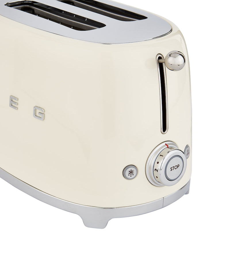 Smeg retro style 2-slice toaster with wide slots (British brand)