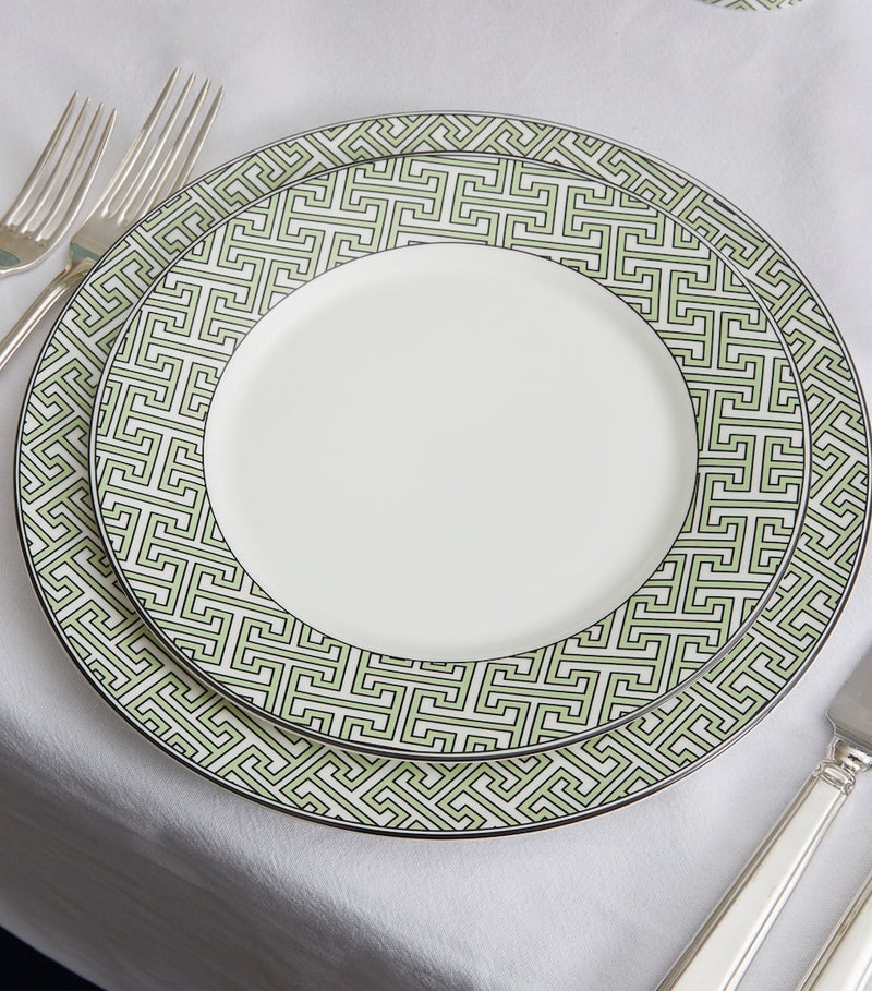 O.W. London geometric maze dinner plates set of 2 26cm, imported from the UK
