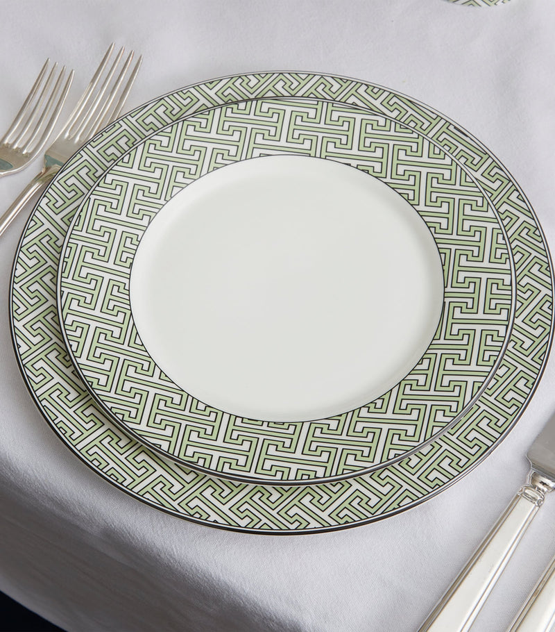 O.W. London geometric maze dinner plates set of 2 26cm, imported from the UK