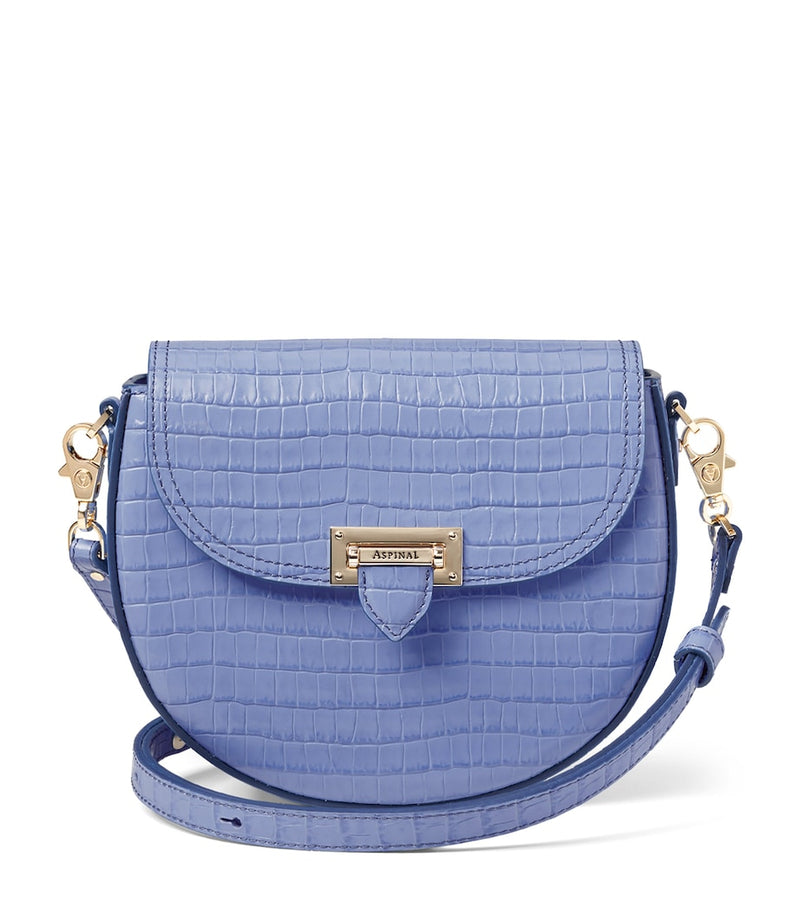 Aspinal of London Portobello croc-embossed cross-body bag, imported from the UK