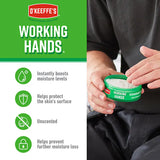 O'Keeffe's Working Hands Hand Cream 96g, imported from the UK