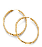 Harrods Monica Vinader MV Siren Muse Large Gold Vermeil Hoop Earrings- Buy online at McGrocer