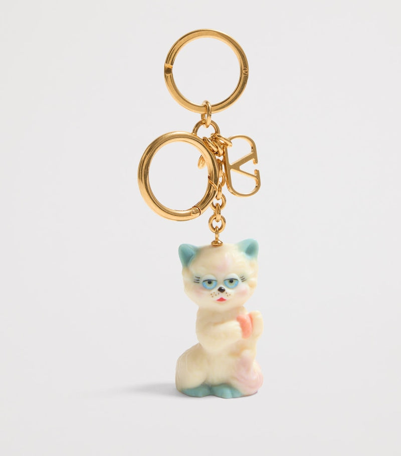 Valentino Garavani Le Chat de la Maison keychain - British product