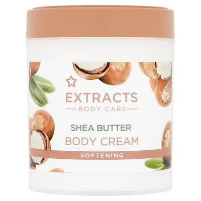 Superdrug Superdrug Extracts Shea Butter Body Cream 475ml- Buy online at McGrocer
