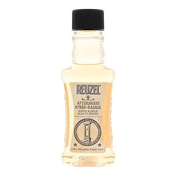 Reuzel Wood & Spice aftershave splash 100ml, imported from the UK