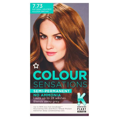Superdrug Superdrug Sensations Rich Honey Brown 7.73 Semi-Permanent Hair Colour- Buy online at McGrocer