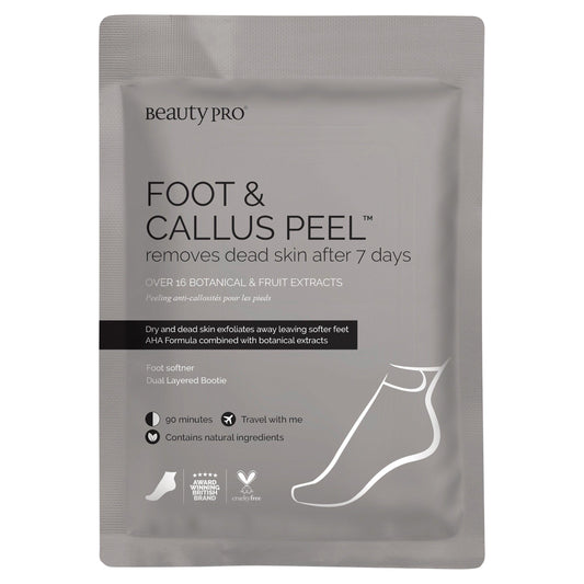 BeautyPro Foot & Callus Peel Treatment Bootie face & body skincare Sainsburys   