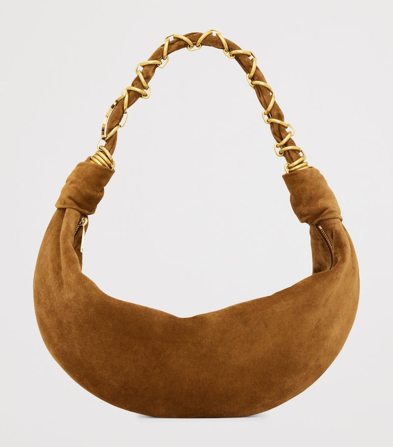 Saint Laurent small suede Amalia shoulder bag - British product