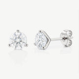 Superdrug MUCHV Silver Solitaire Stone Stud Earrings, 6mm- Buy online at McGrocer