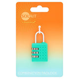 Superdrug Solait Combination Padlock 3 Dial Travel Security Lock- Buy online at McGrocer