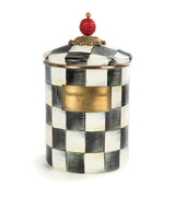 Harrods MacKenzie-Childs Medium Courtly Check Kitchen Canister- Buy online at McGrocer