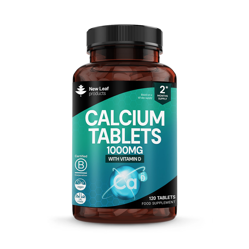 New Leaf Products Calcium Tablets 120 tablets, UK version
