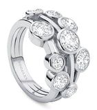 Boodles Medium Raindance platinum diamond ring - British product