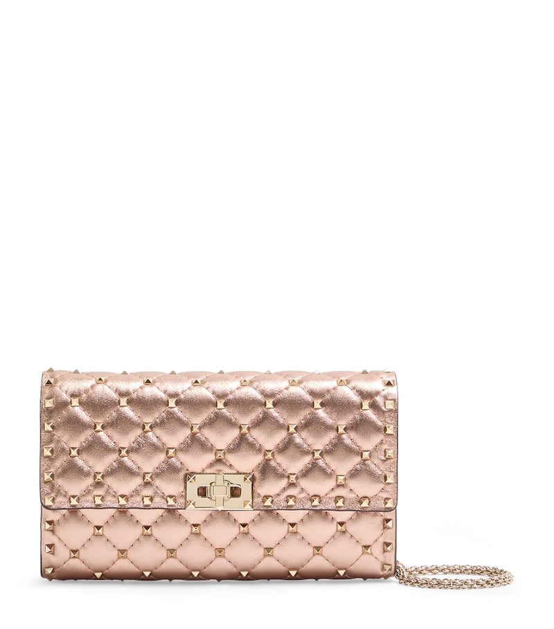 Valentino Garavani Rockstud Spike shoulder bag 17x24x10cm, imported from the UK