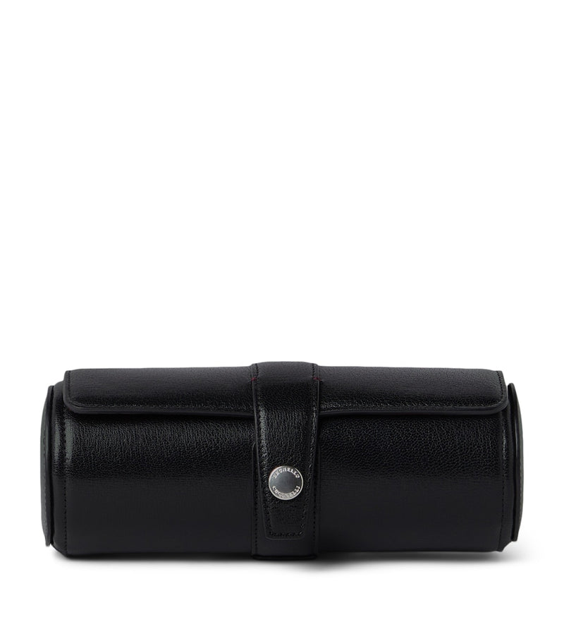 Brunello Cucinelli leather watch case for four watches - British product