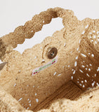 Bonpoint raffia top-handle bag - British product