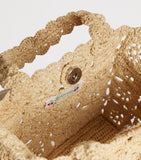 Bonpoint raffia top-handle bag - British product