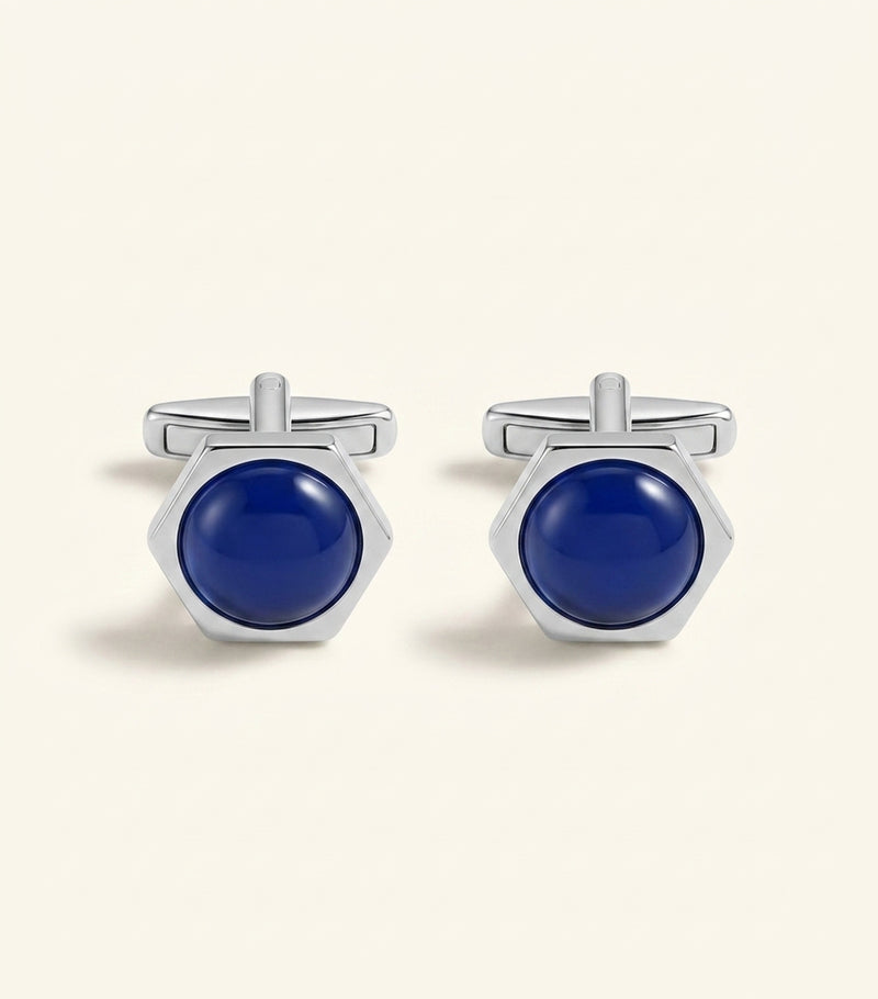 Cartier sterling silver Santos de Cartier cufflinks - British product