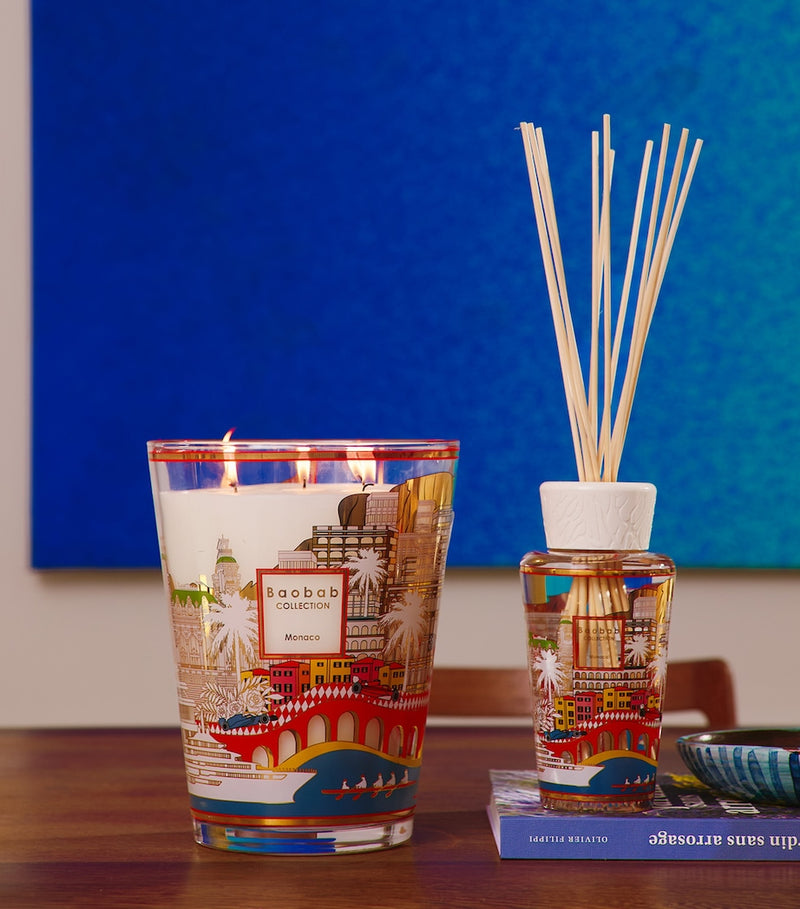 Baobab Collection Monaco scented candle 16cm, imported from the UK