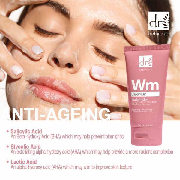 Dr Botanicals Watermelon Cleanser 100ml - British product